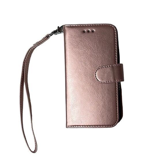 Bocasal IPhone 12 Rose Gold Wristlet Case. - Picture 6 of 12